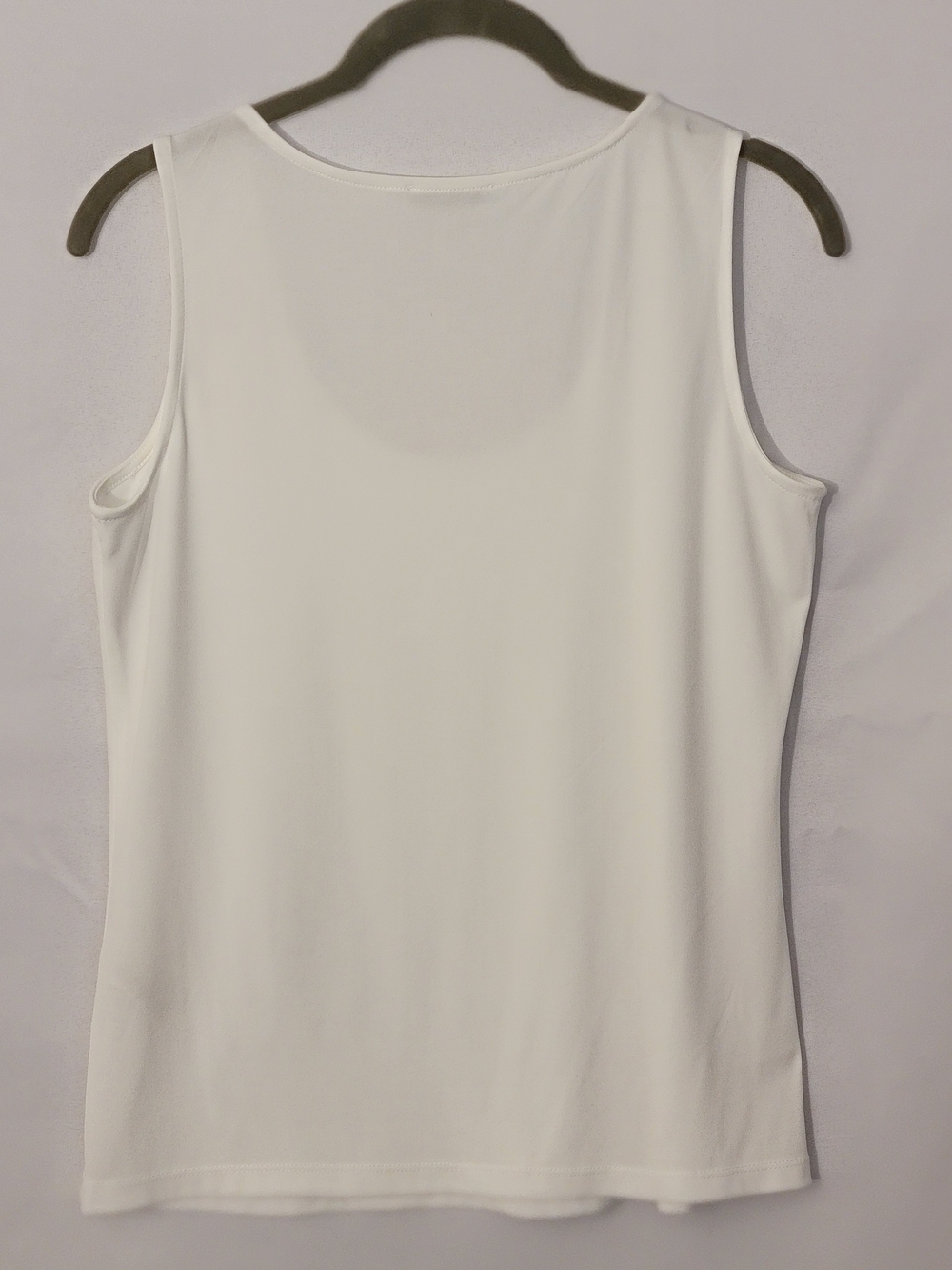 Calvin Klein White Embellished Sleeveless Tank Top Size PS - Picture 6 of 9